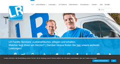 Desktop Screenshot of lr-facility-services.de